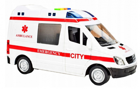 Ambulanță cu sunet și lumină – Scară 1:16 [3]