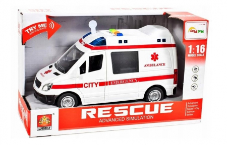Ambulanță cu sunet și lumină – Scară 1:16 [9]