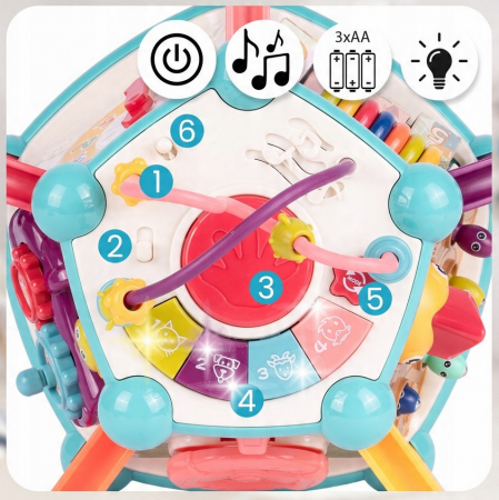 Cub Educațional Magic 7 în 1 – Jucărie Interactivă pentru Dezvoltare și Distracție [8]