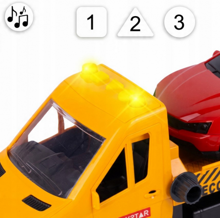 Auto Platformă – Asistență Rutieră / Camion de Remorcare – Cu Lumină, Sunet și Tracțiune [8]