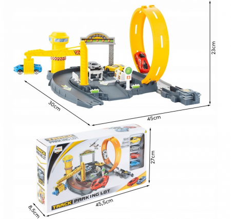 Lansator de mașini – Parcare cu 4 mașinuțe [2]