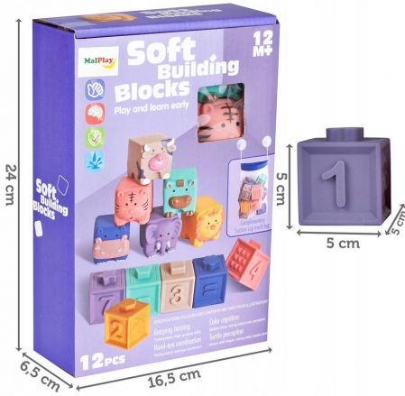 Set cuburi moi – 12 piese ANIMALE [1]