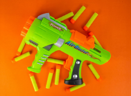 Pistol cu Gloanțe din Spumă – Set Complet cu 12 Proiectile [5]