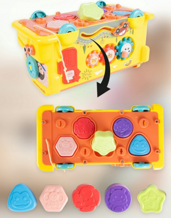 Cub Educativ cu Țambal și Ciocănel – Jucărie Multifuncțională pentru Copii [9]