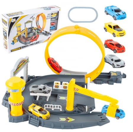 Jucarii diverse - Lansator de mașini – Parcare cu 4 mașinuțe