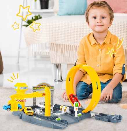 Lansator de mașini – Parcare cu 4 mașinuțe [3]