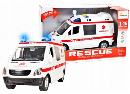 Ambulanță cu sunet și lumină – Scară 1:16 [8]