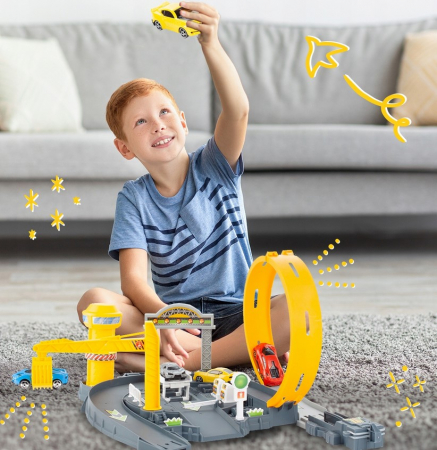 Lansator de mașini – Parcare cu 4 mașinuțe [4]