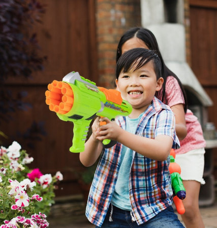 Pistol cu Gloanțe din Spumă – Set Complet cu 12 Proiectile [4]