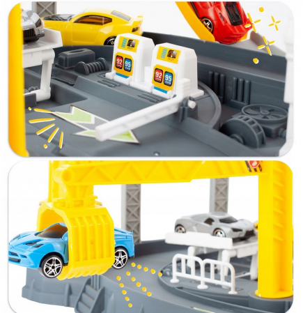 Lansator de mașini – Parcare cu 4 mașinuțe [6]