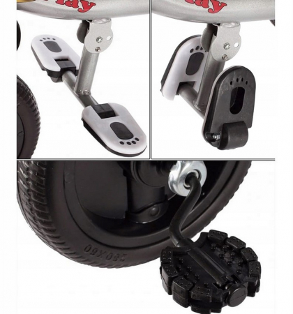 Tricicletă Pivotantă cu Acoperiș Verde [8]