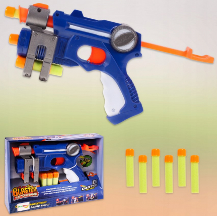 Mitralieră de jucărie + 10 Proiectile STRIKE – Lansator cu Gloanțe din Spumă [5]