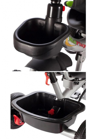 Tricicletă Pivotantă cu Acoperiș Verde [7]