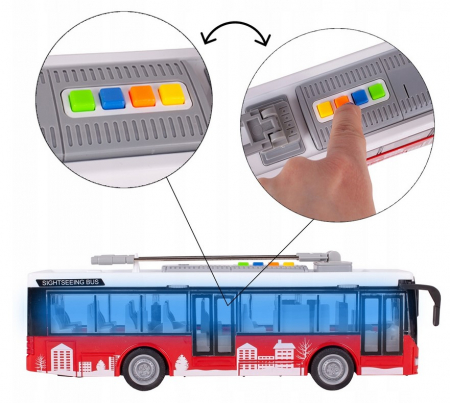 Autobuz 1:16 cu sunete și lumini – uși mobile [5]