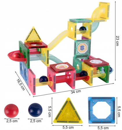Set de Blocuri Magnetice 3D – 78 Piese [1]