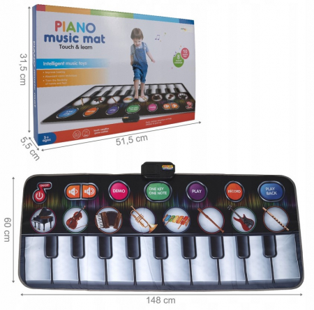 Saltea Muzicală Interactivă – Instrumente Muzicale, Înregistrare și Redare [1]