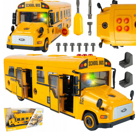 Autobuz școlar de asamblat – 48 de piese [1]