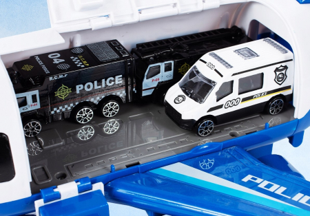 Avion de jucărie - Poliție, cu lumină, sunet și mecanism inerțial [7]