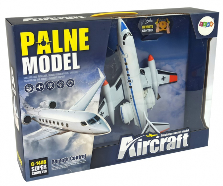 Avion de pasageri cu telecomandă, lumină, 40 MHz, Pilot [4]