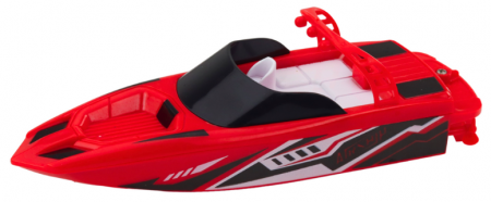Barcă cu Motor Remote Control RC Albă și Roșie 15 cm [2]