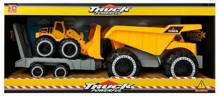 Basculantă cu remorcă și buldozer 49 cm – Șantier de construcții [9]