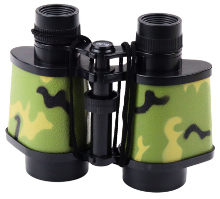 Binoclu pentru copii, mic, practic, cu șnur, camuflaj Camo, 8x30     Ask ChatGPT [1]