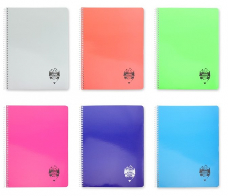 Caiete A4 - Caiet A4 120 file copertă carton spiră Română DACO