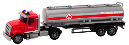 Camion Cisterna, Lumini, Sunete, Tracțiune, Roșu [1]