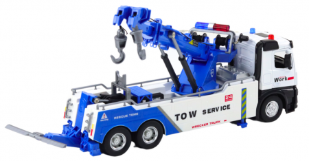 Camion cu Macara, Două Cârlige Metalice, Lumini Albe și Albastre, Sunete [2]