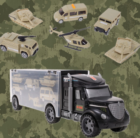 Camion Militar cu Vehicule – Set 13 în 1 [5]