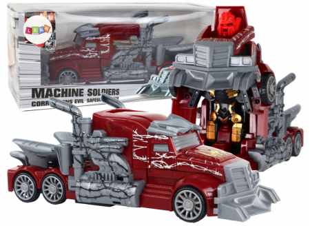 Roboti - Camion Roșu Robot Transformabil 2în1