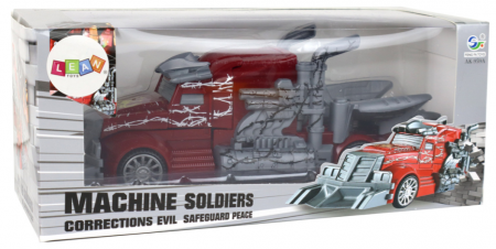 Camion Roșu Robot Transformabil 2în1 [4]