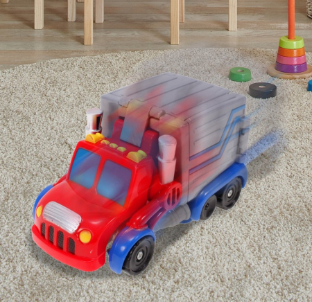 Camion Roșu Transformabil în Robot [6]