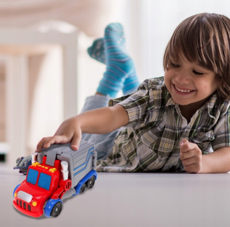 Camion Roșu Transformabil în Robot [8]