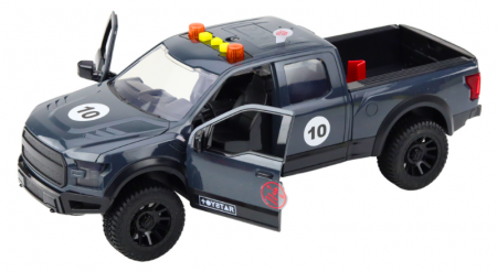 Camionetă Pickup Gri 1:12 cu Motor, Lumini și Sunete [2]