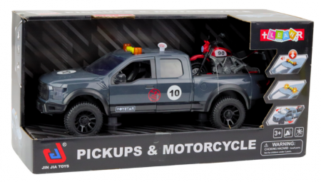 Camionetă Pickup Gri 1:12 cu Motor, Lumini și Sunete [4]