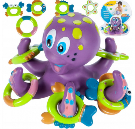 Caracatiță de baie cu forme – jucărie interactivă pentru bebeluși [1]