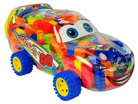 Cărămizi de construcție într-un borcan – Mașină de 35 cm, 205 piese [3]