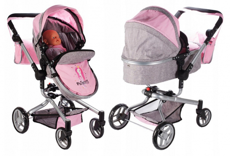 Cărucior 2-în-1 pentru Păpuși – Model Princess [1]