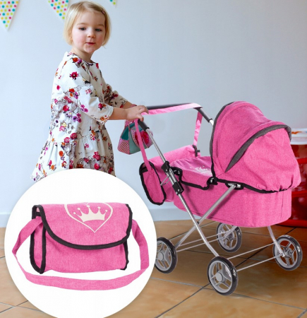 Cărucior cu geantă pentru păpuși, Princess. [6]