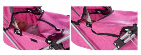 Cărucior cu geantă pentru păpuși, Princess. [7]