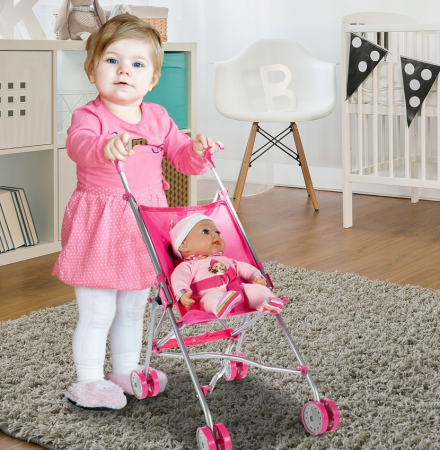 Cărucior de jucărie tip umbrelă pentru păpuși – model Unicorn [3]