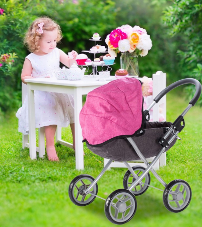 Cărucior Gondolă Oval cu 4 Roți [3]