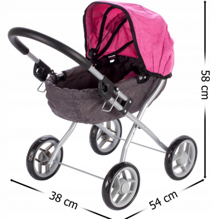 Cărucior Gondolă Oval cu 4 Roți [2]