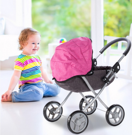 Cărucior Gondolă Oval cu 4 Roți [4]