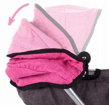 Cărucior Gondolă Oval cu 4 Roți [6]