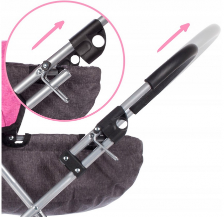 Cărucior Gondolă Oval cu 4 Roți [9]