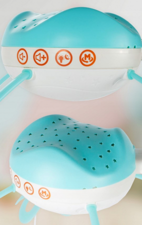 Carusel muzical pentru pătuț – 500 melodii, telecomandă și proiector [7]