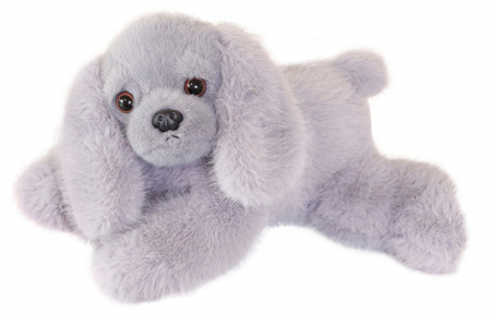 Cățeluș de pluș Cocker Spaniel cu lăbuțe grele – Gri, 30 cm [1]