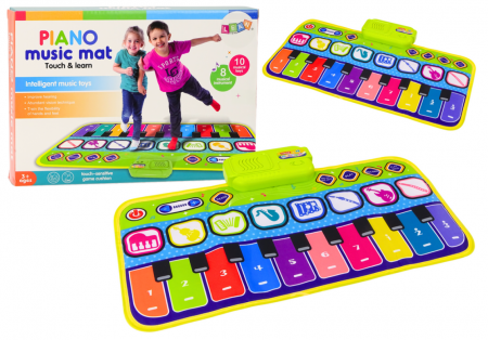 Instrumente muzicale - Covoraș Interactiv de Dans cu Pian și Instrumente – 60 cm x 30 cm